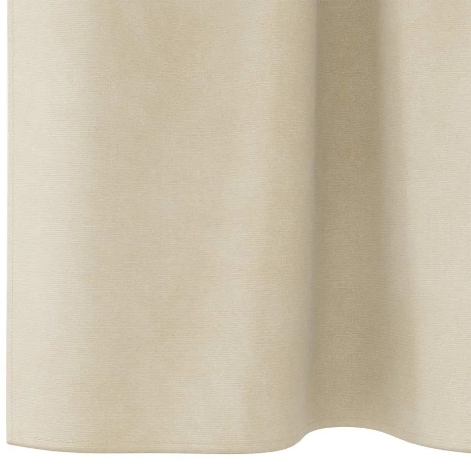 Cortinas Blackout vidaXL com Laços para Pendurar 2 pcs Veludo Creme