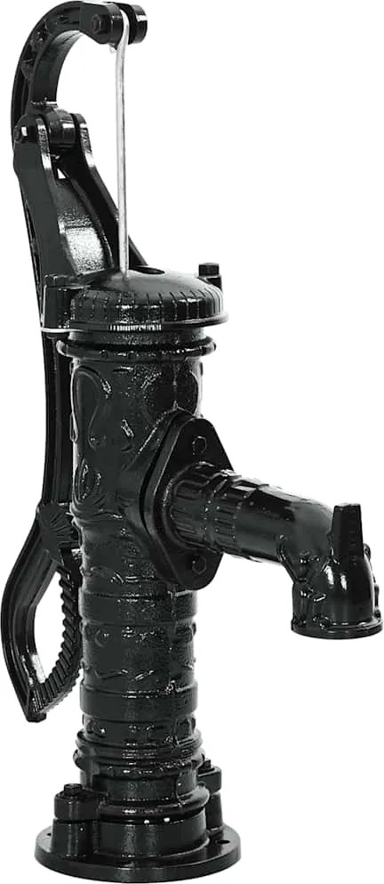 Bomba de água manual para jardim em ferro fundido