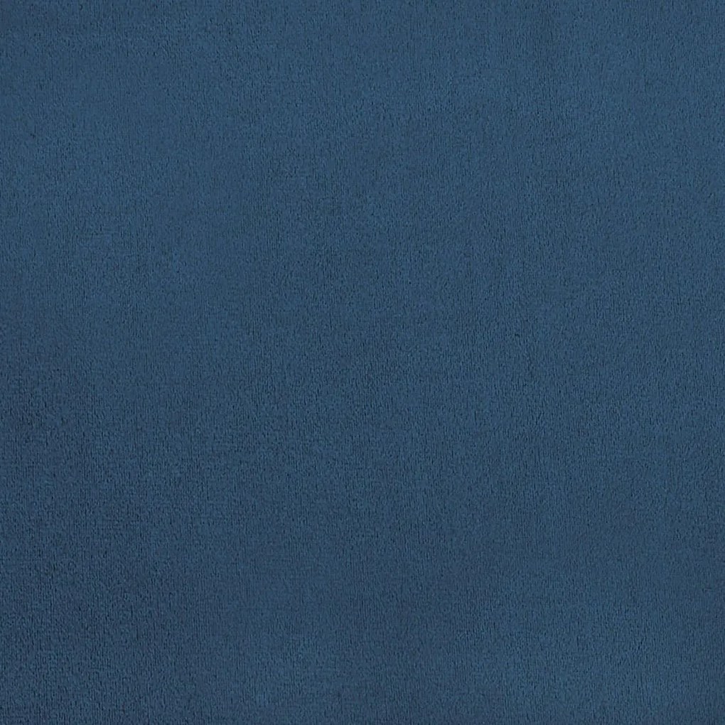 Cadeiras de jantar 4 pcs veludo azul