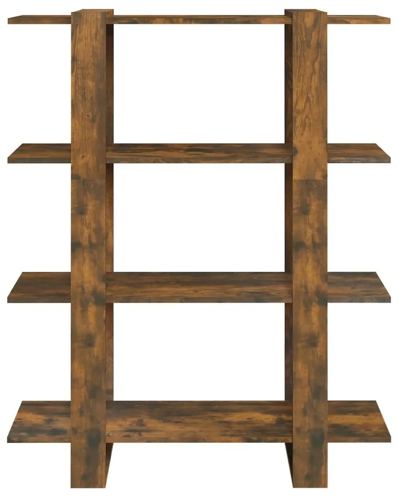 Estante/divisória 100x30x123,5 cm cor carvalho fumado