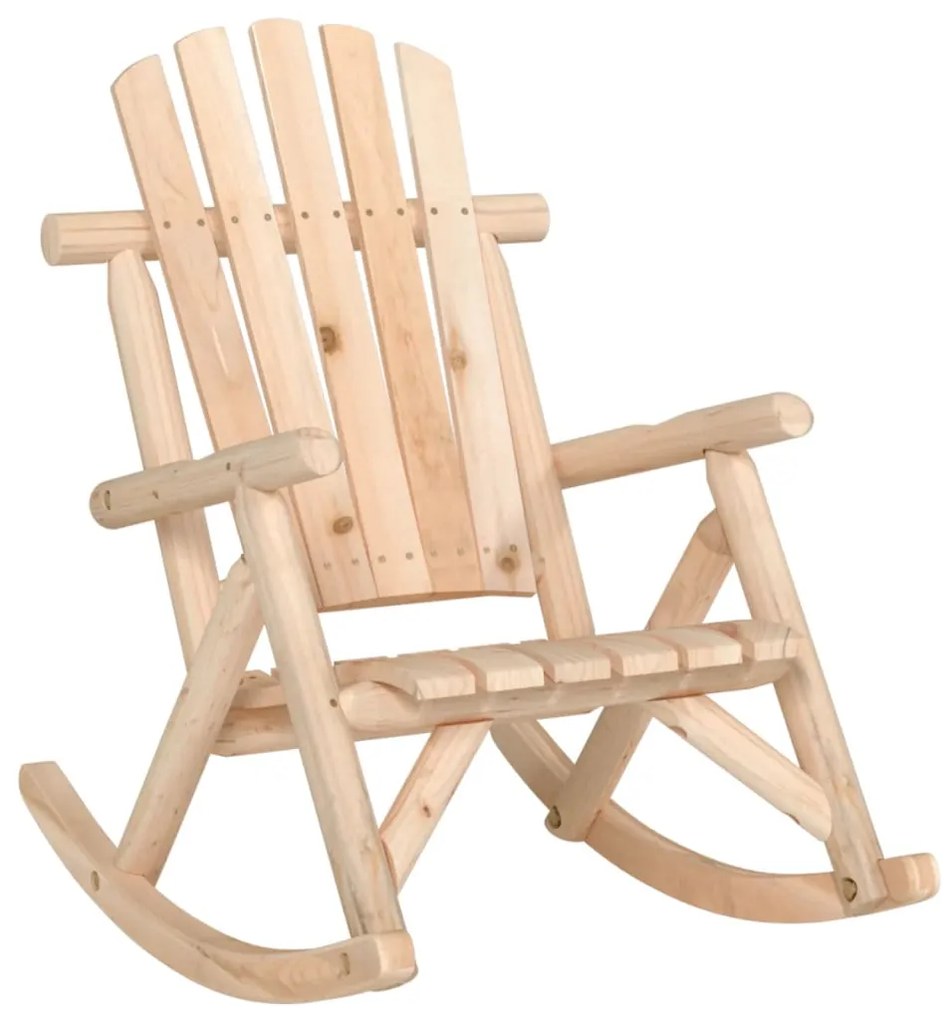 5 pcs conjunto lounge de jardim madeira de abeto maciça