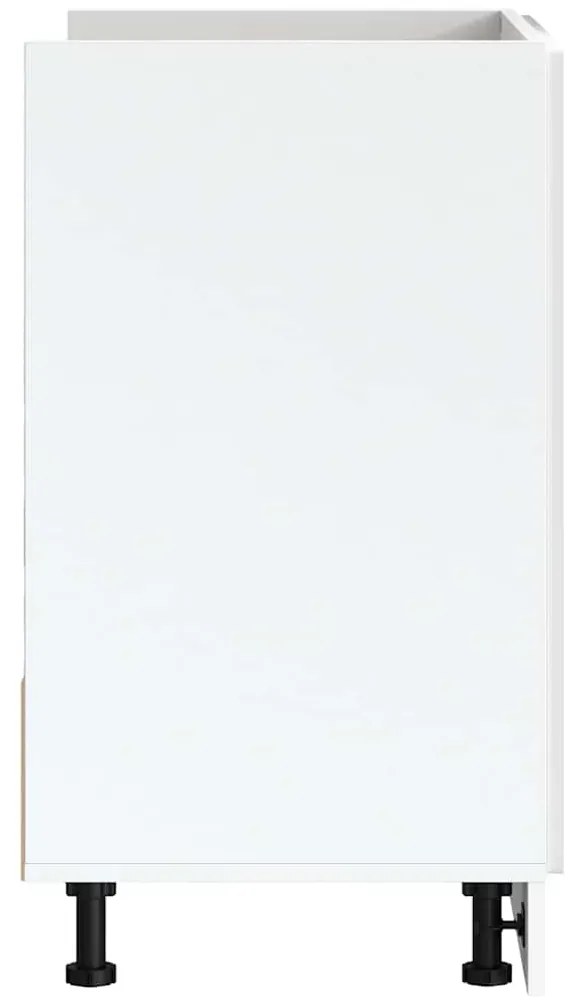 Armário base para lavatório "Porto" High Gloss Branco