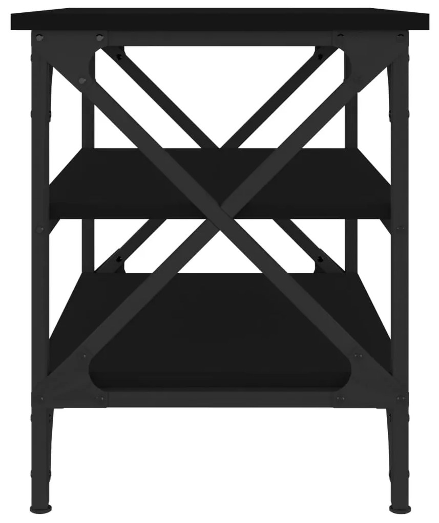Mesa de apoio 55x38x45 cm derivados de madeira preto