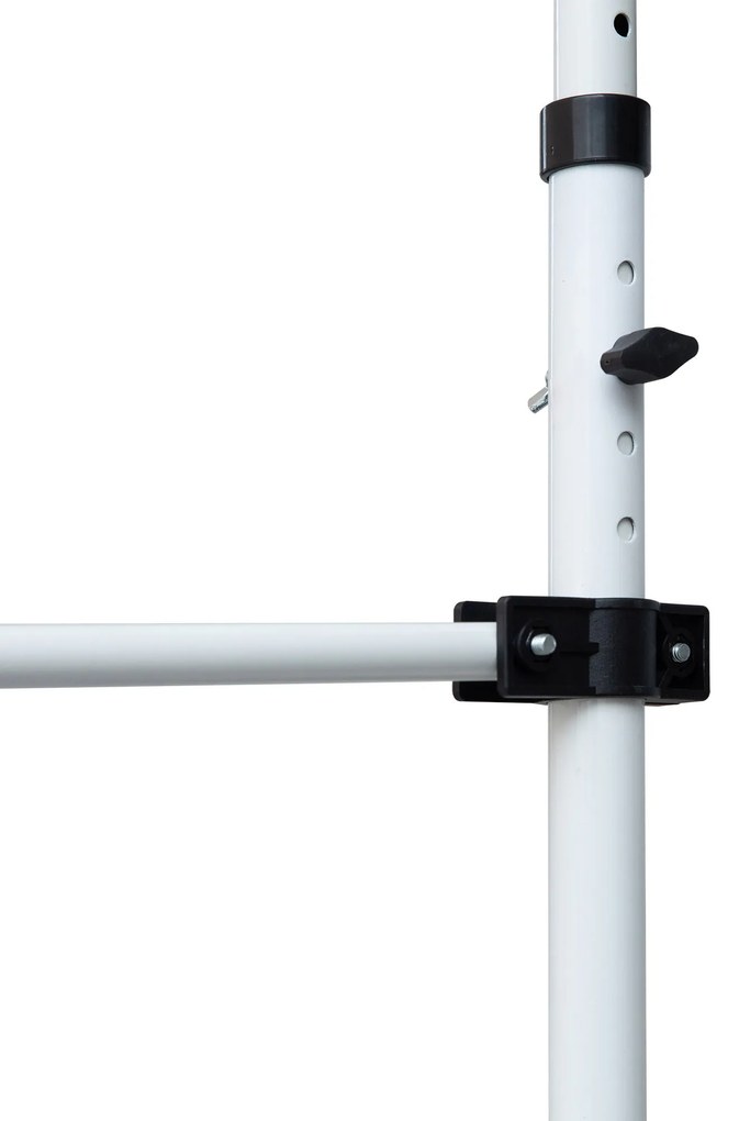 Outsunny Toldo Manual Retrátil para Exterior 400x120x170-280cm Toldo Enrolável Altura Ajustável com Manivela Proteção Solar para Terraço Balcão Jardim Marrom Claro