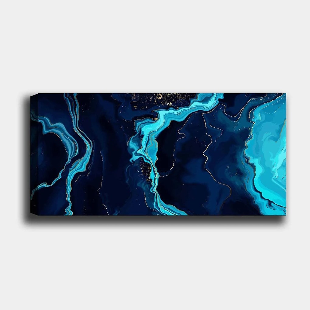 Pintura Decorativa em Tela YTY155999_50120 – Multicolor – 50 x 120 cm