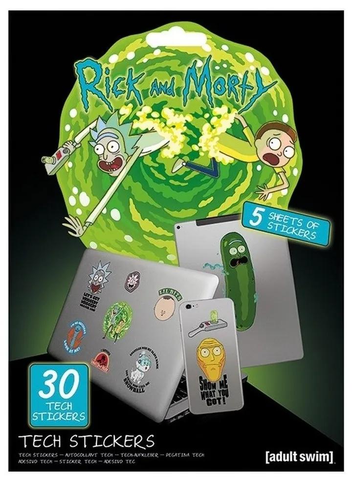 Stickers Rick And Morty  PM778