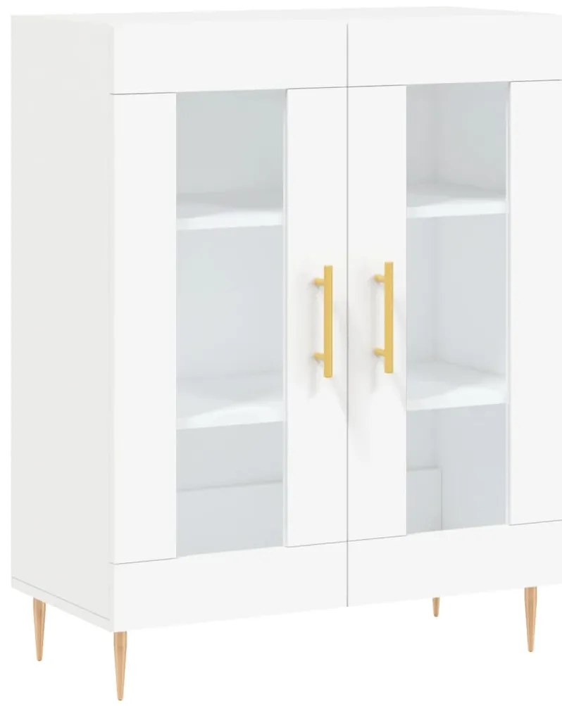 Armário alto 69,5x34x180 cm derivados de madeira branco
