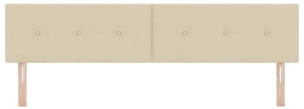 Cabeceira LED Estofada Creme de 100 cm