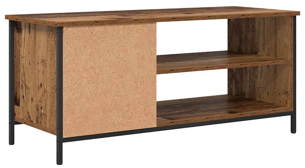 Gabinete para TV com prateleira Madeira antiga 100 x 40 x 45 cm