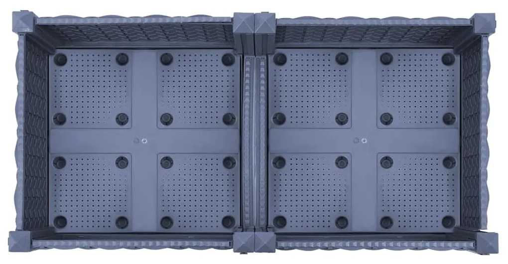 Canteiro elevado 80x40x71 cm polipropileno