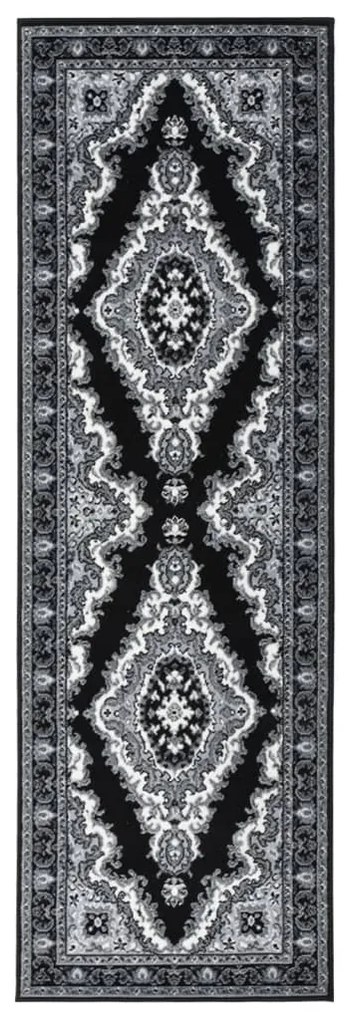 vidaXL Passadeira 80x250 cm polipropileno preto