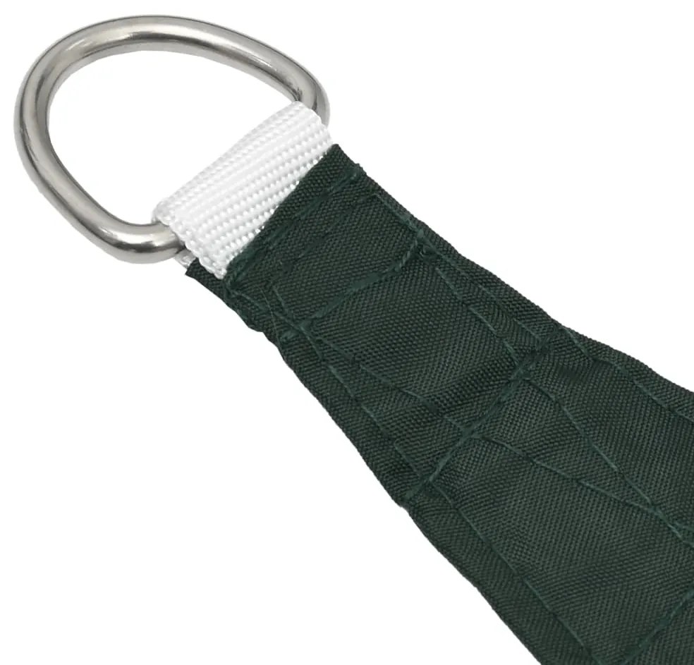 Para-sol vela tecido oxford trapézio 2/4x3 m verde-escuro