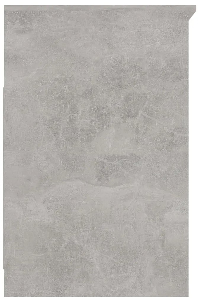 Móvel c/ gavetas 40x50x76 cm madeira processada cinza cimento