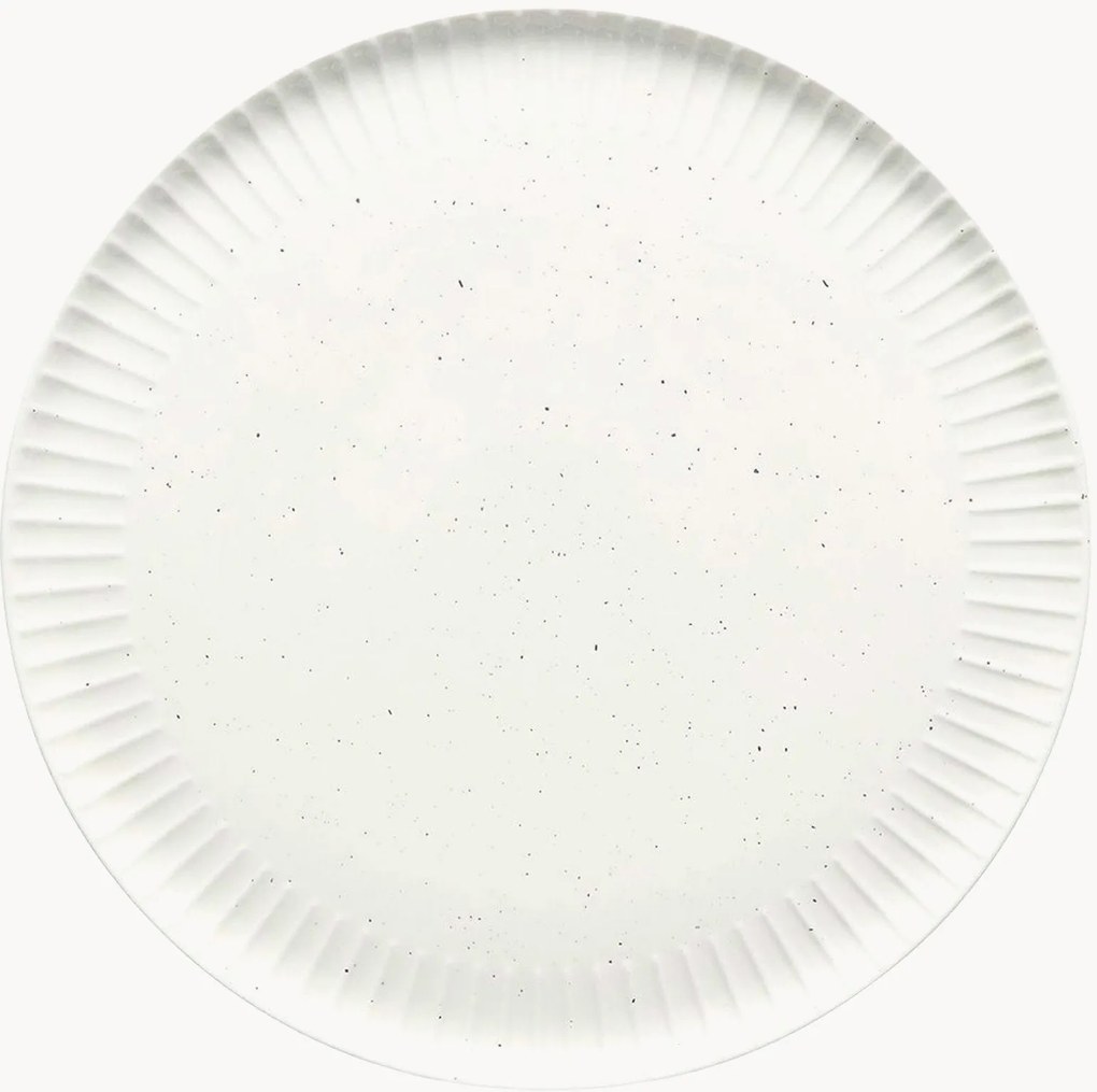 Pratos de jantar em New Bone China Ora Gloss, conjunto de 4