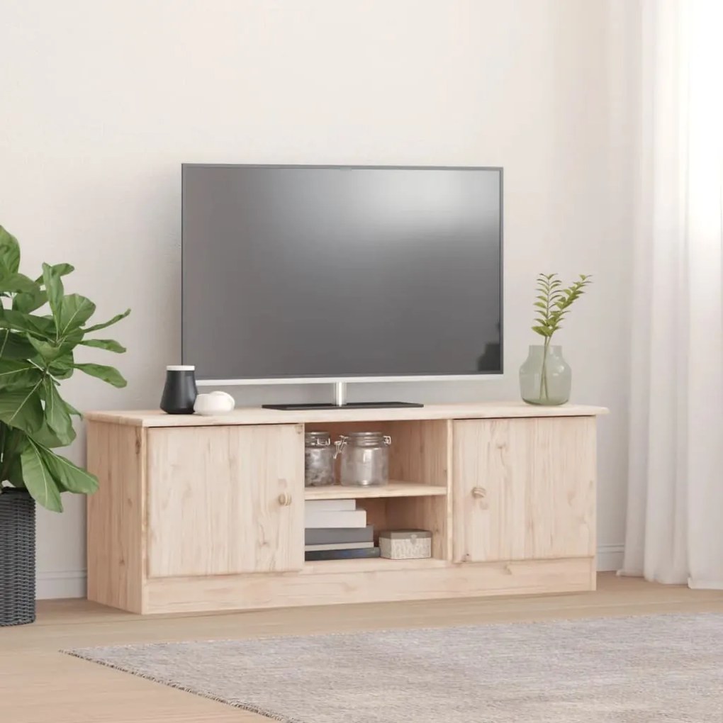 vidaXL Móvel de TV ALTA 112x35x41 cm madeira de pinho maciça