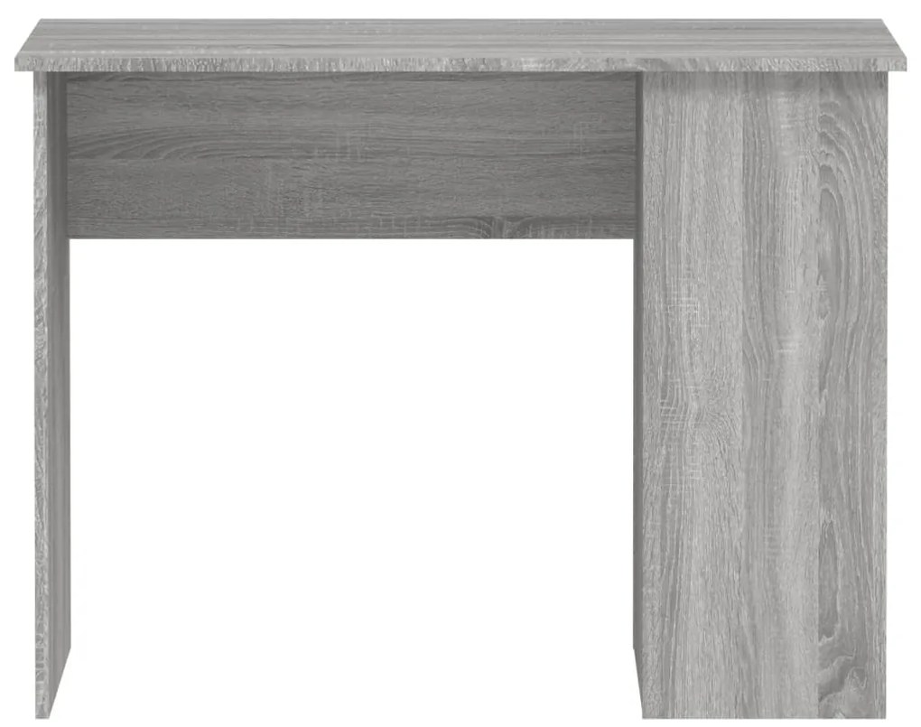 Secretária 100x55x75 cm derivados de madeira cinzento sonoma