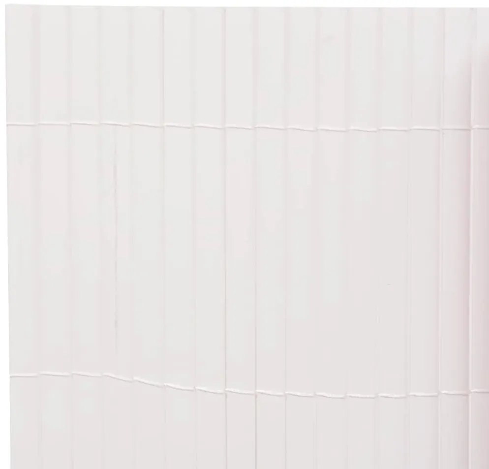 Cerca de jardim dupla face 110x400 cm branco