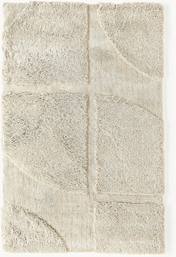 Tapete felpudo com relevo Jade