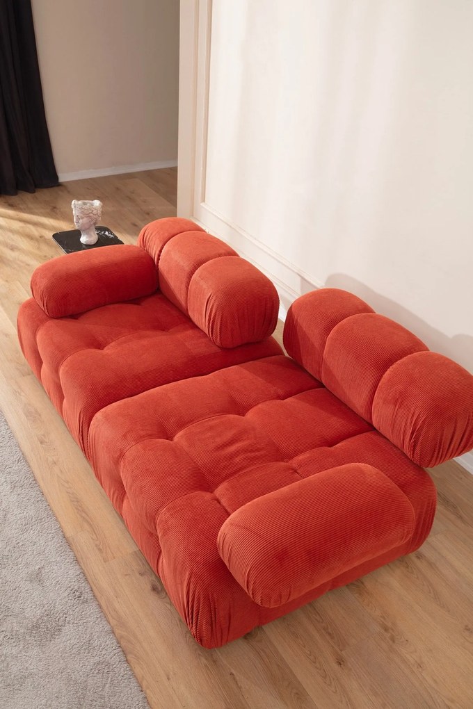 Sofá de 2 Lugares Doblo – Vermelho – 200x100x80 cm