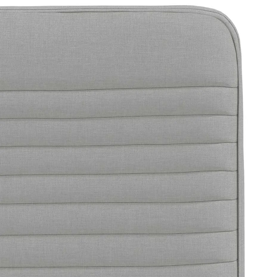 Cadeiras de jantar 6 pcs tecido cinza nuvem