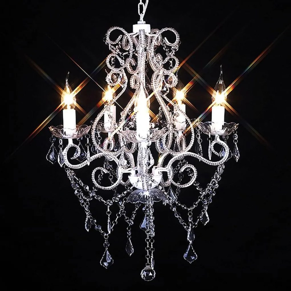 Candelabro com 2800 cristais E14
