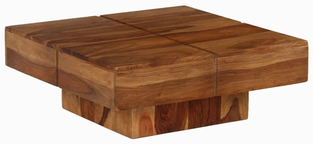 Mesa de centro 80x80x30 cm madeira de acácia maciça