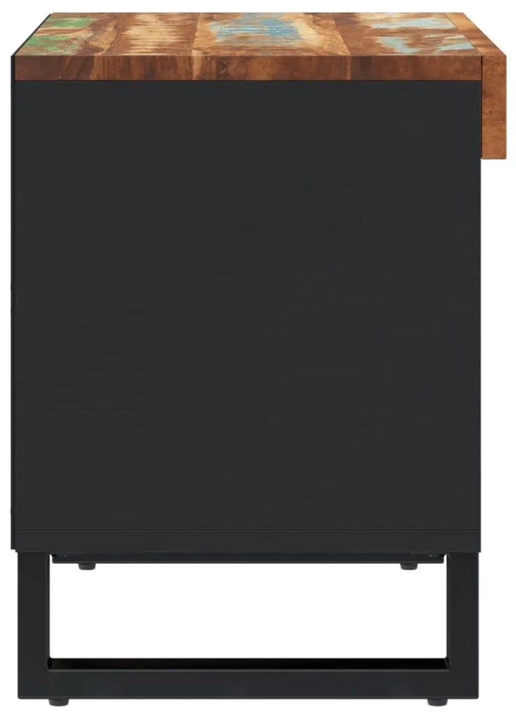 Móvel de TV 60x33x43,5 cm madeira recuperada maciça