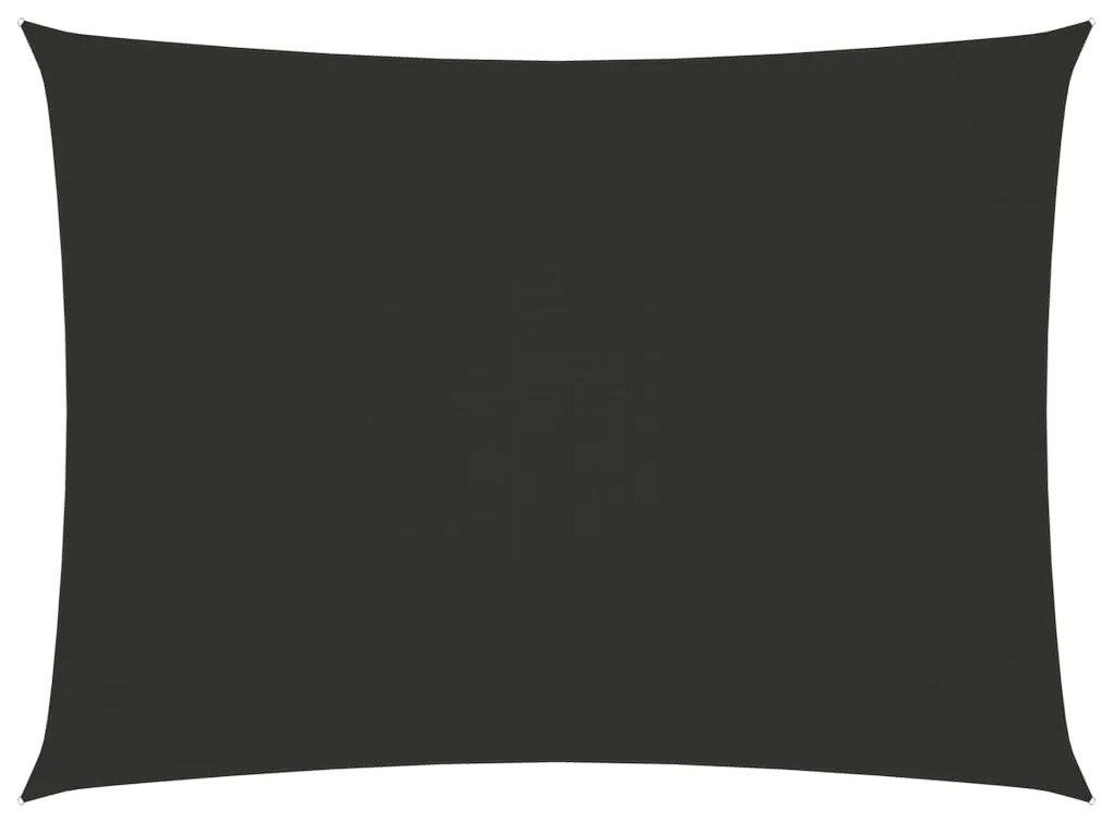 135102 vidaXL Para-sol estilo vela tecido oxford retangular 3x5 m antracite