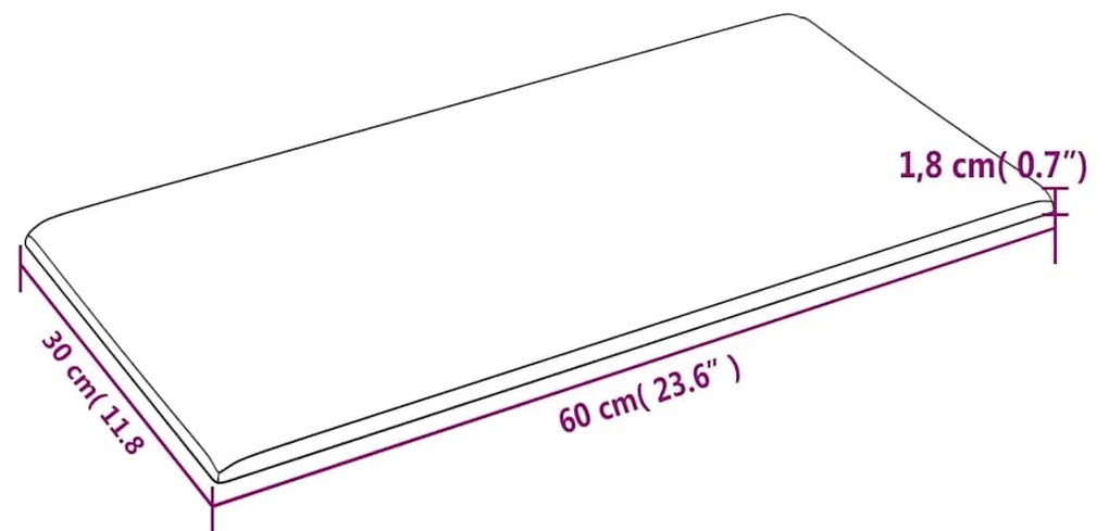 Painel de parede 12 pcs 60x30 cm veludo 2,16 m² verde-escuro