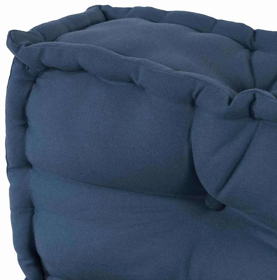 Almofada de Sofá Pallet 2 pcs Índigo 60 x 40 cm Algodão
