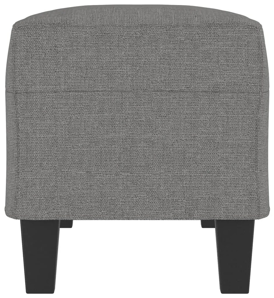Banco 100x35x41 cm tecido cinza-escuro