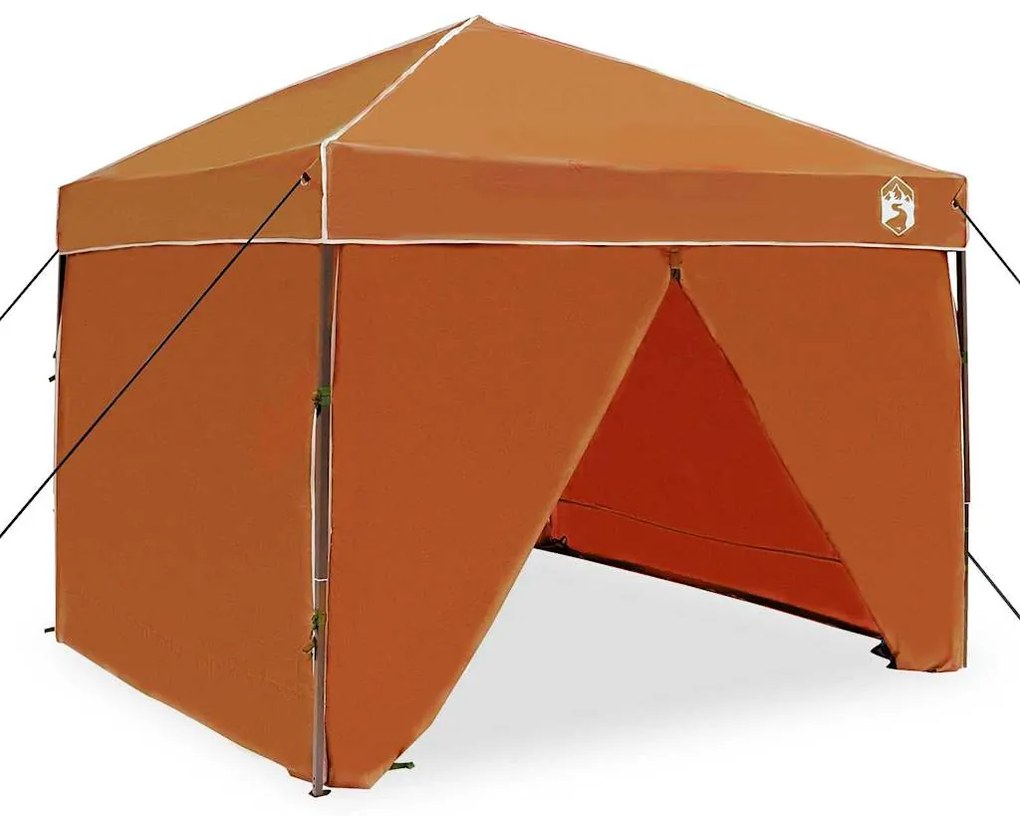 Tenda de Toldo Laranja 250 x 250 x 227 / 236 / 245 cm Tecido Oxford