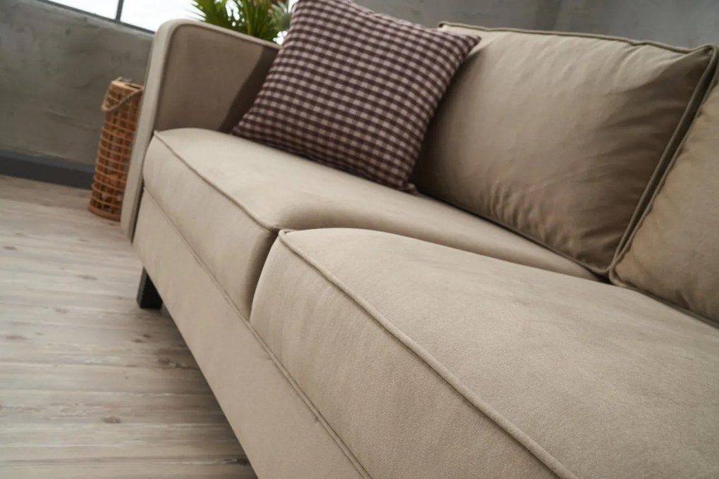 Sofá de 2 Lugares Kale – Creme – 180x83x91 cm