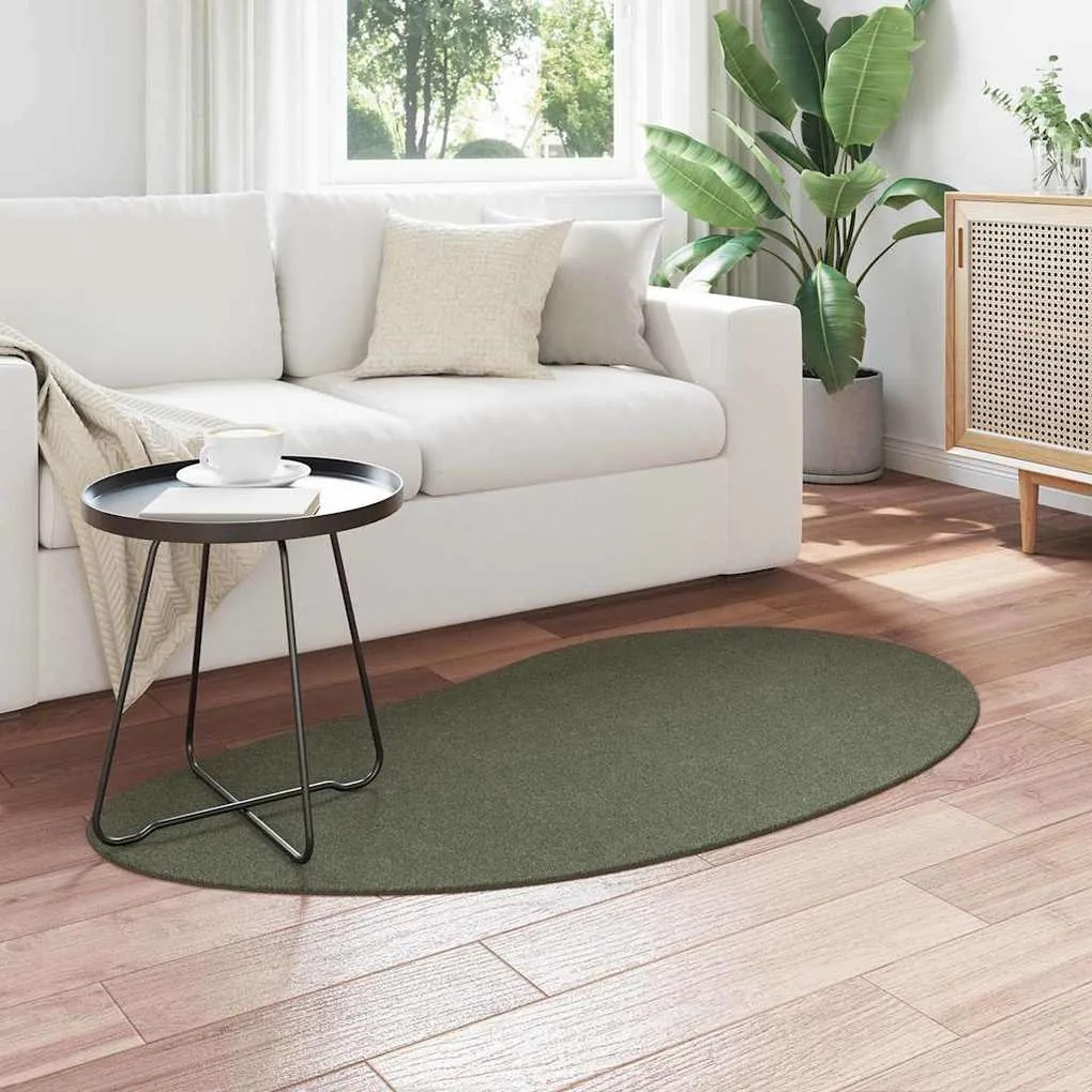 Tapete Verde Floresta 80 x 150 cm Poliéster