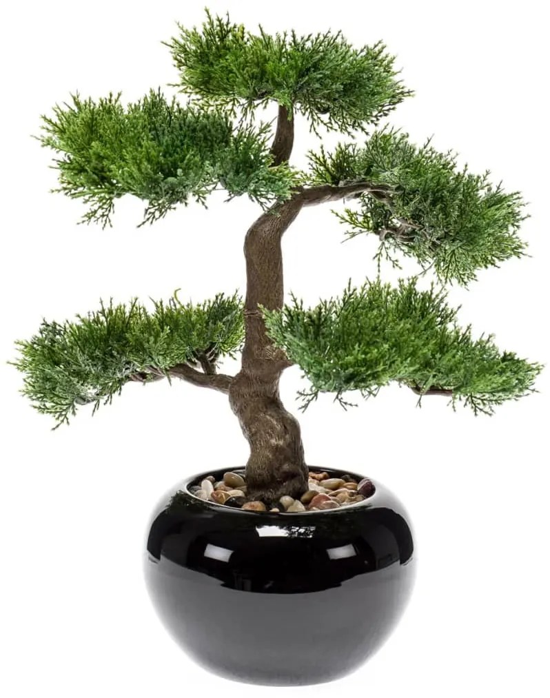 414504 Emerald Bonsai cedro artificial 34 cm verde 420003