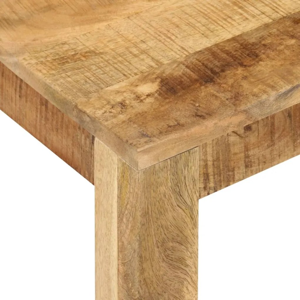 Mesa de centro 55x55x35 cm madeira de mangueira maciça