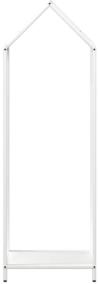 Suporte para lenha 40x25x120 cm aço laminado a frio branco