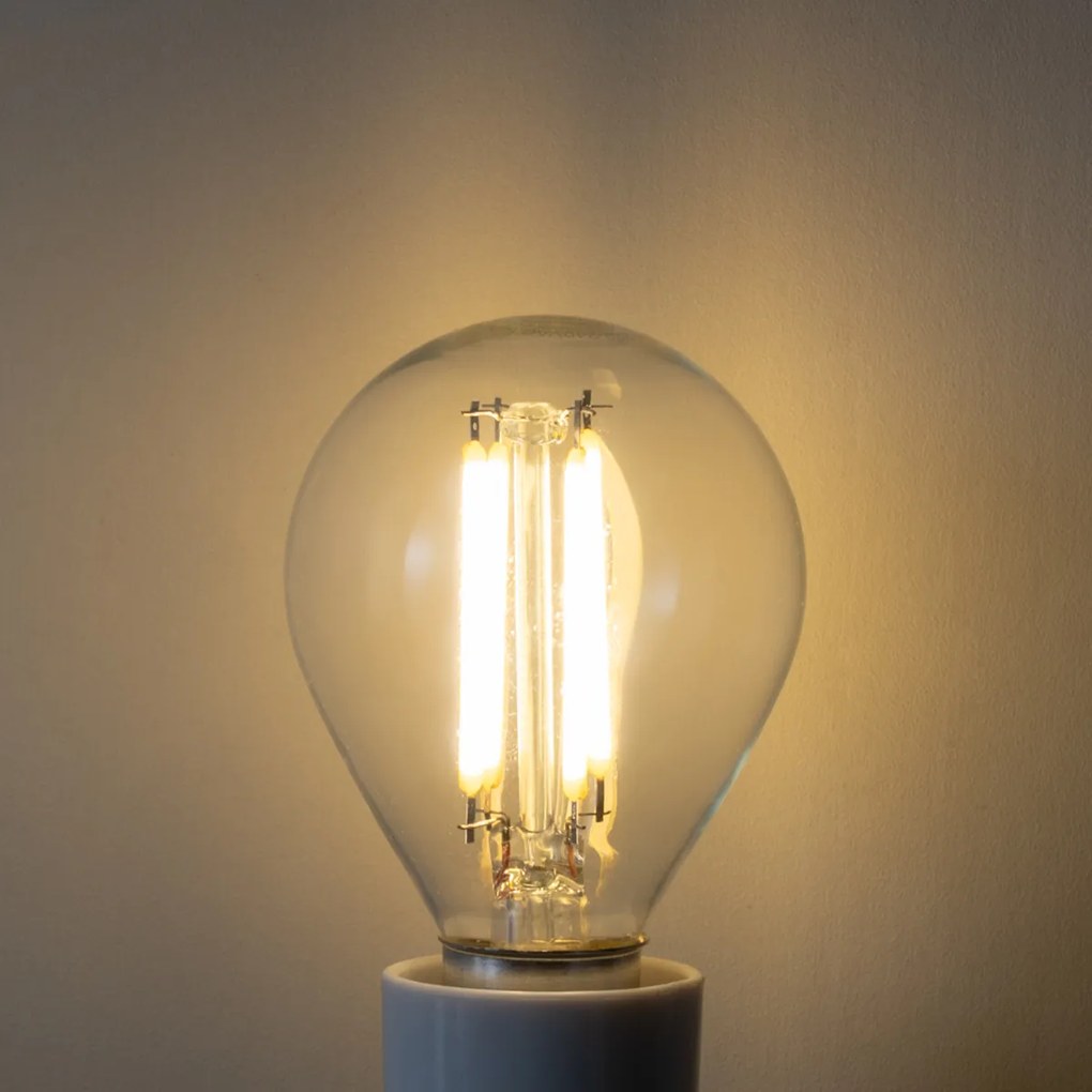 Set van 5 E14 3-staps dimbare LED lampen P45 helder 5W 470 lm 3000K