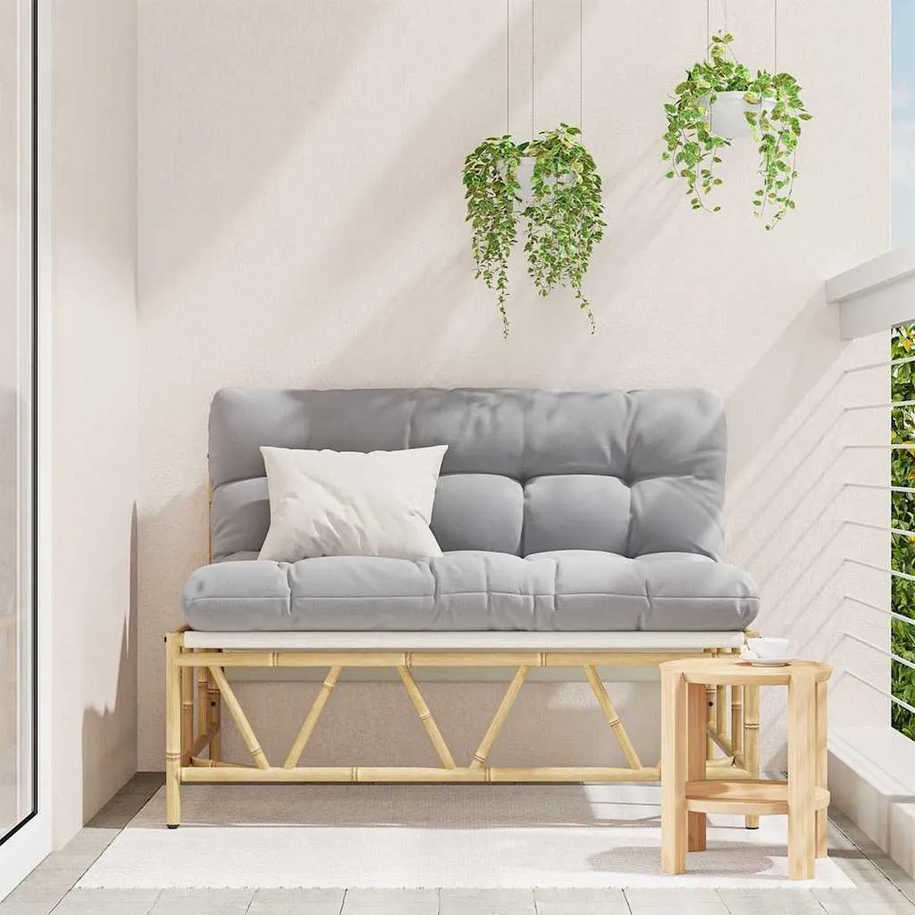 Banco de Jardim com Almofada Cinzeto 110 x 80 x 71 cm Aço