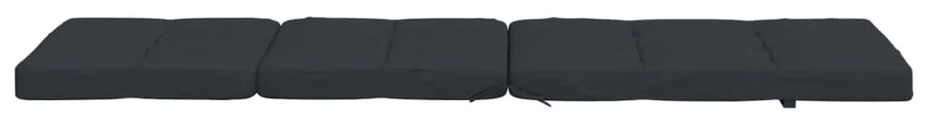 Almofadões p/ cadeira de terraço 2 pcs tecido oxford preto
