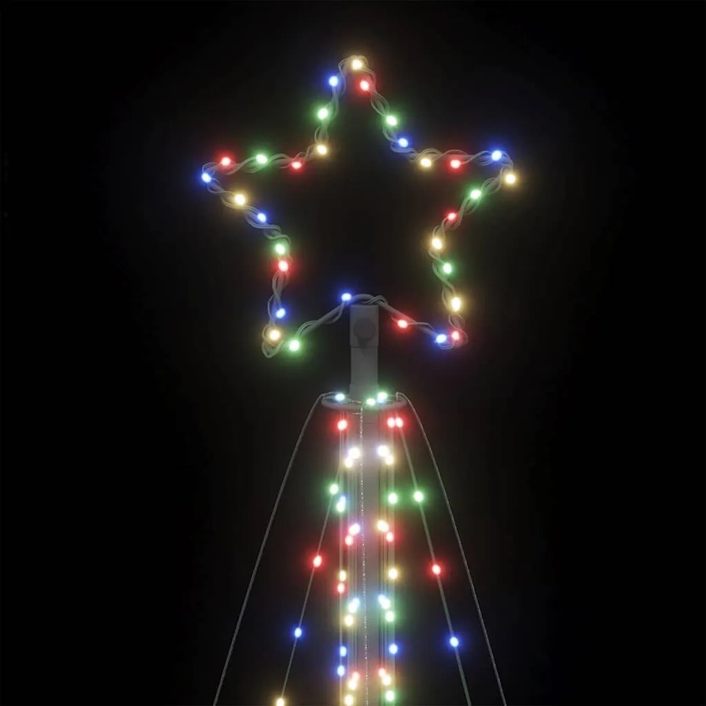 LED Árvore de Natal 570 LEDs Colorido 399 cm