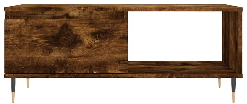 Mesa de centro 90x50x36,5 cm derivados madeira carvalho fumado