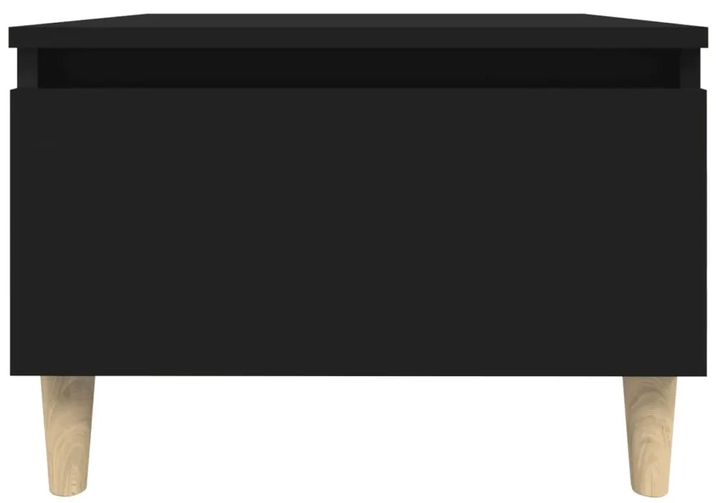 Mesa de apoio 50x46x35 cm derivados de madeira preto