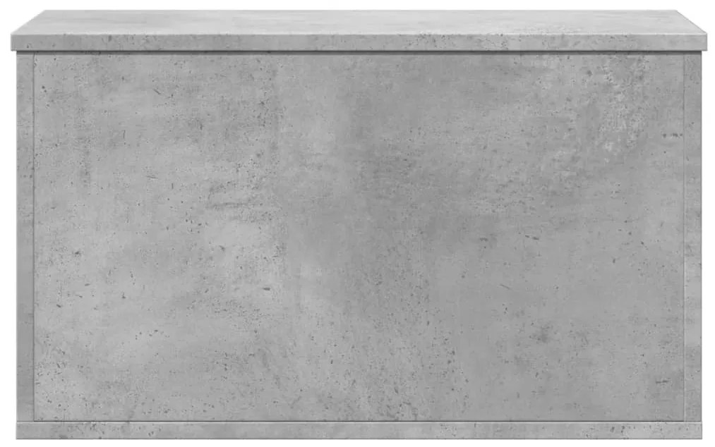 Caixa de arrumação 60x35x35 cm derivados madeira cinza cimento