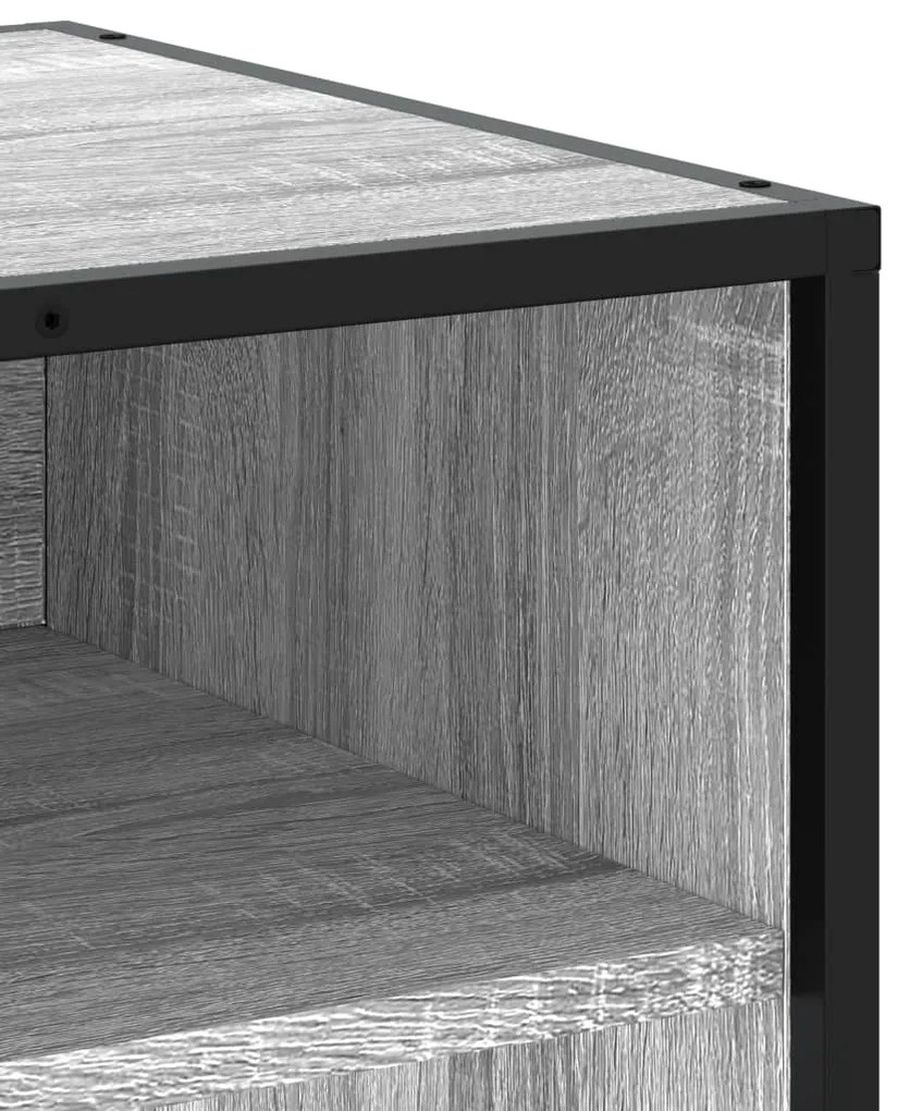 Móvel de TV 180x40x46 cm derivados de madeira cinzento sonoma