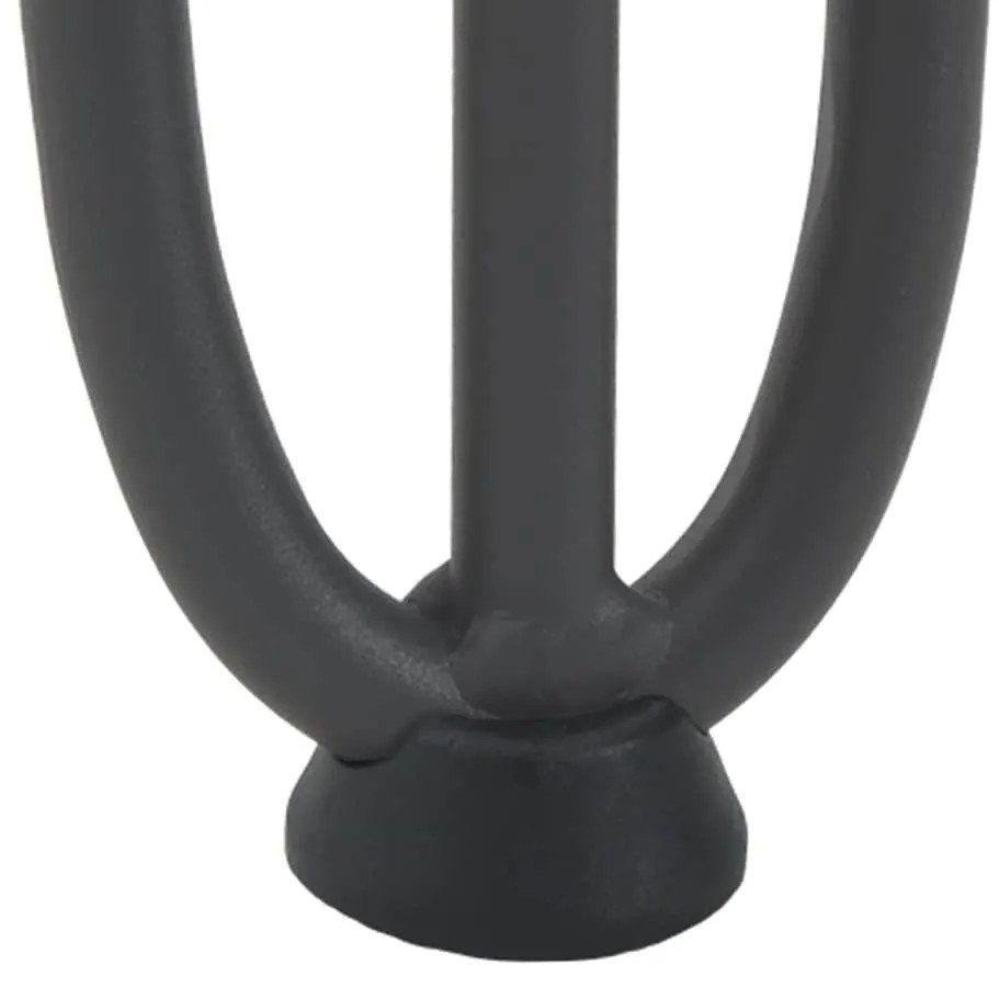 Pernas de grampo para mesa de centro 4 peças antracite 30 cm aço maciç