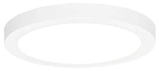 Foco embutido ou de superfície branco 22 cm com LED dimmer 3 etapas - Trans Moderno