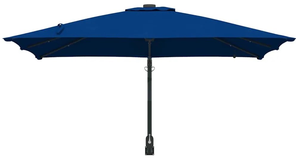 Guarda-sol de Jardim Azul Azur 248.5 x 247.5 x 160 cm tecido