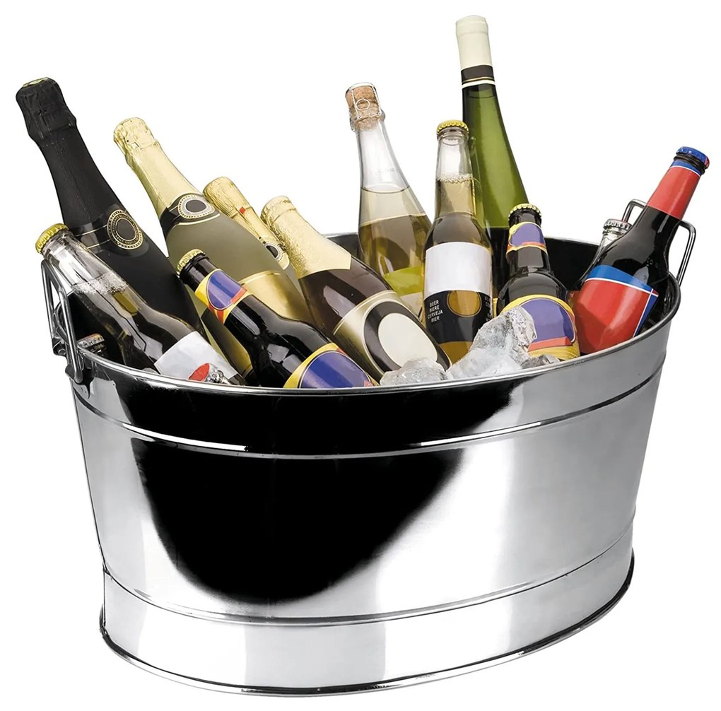 Frapé Inox Liso Oval 32L 61X43X28cm