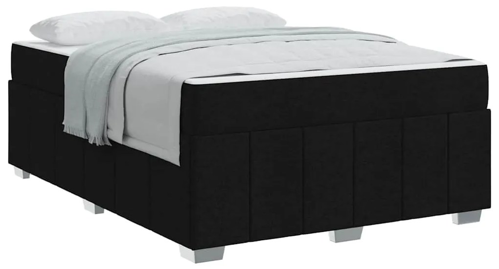 Estrutura da Cama Preto 140 x 200 cm tecido